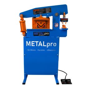 Metal Pro 45 Ton Ironworker w/ punch station and 8in. Shear