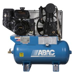 ABAC 14 HP Kohler Gas Drive, 30 Gallon Horizontal