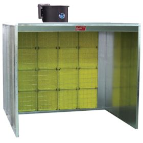 Paasche Walk In Spray Booth 3 ft x 3 ft x 7 ft FABF-3-T1
