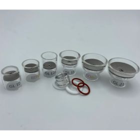 EDGE Gas Lens Shorty Series Complete Kit..Gas Lens 920 Adapter, 2 Orings, 2 thermal spacers, 10 Shor