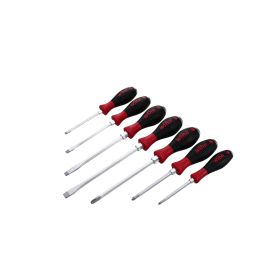 Wiha 7 Piece SoftFinish X Heavy Duty Slotted and Phillips Screwdriver Set 53097