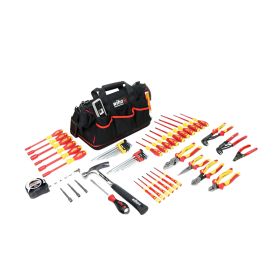 Wiha 59 Piece Master Electrician's Insulated Tool Set in Canvas Tool Bag 32937