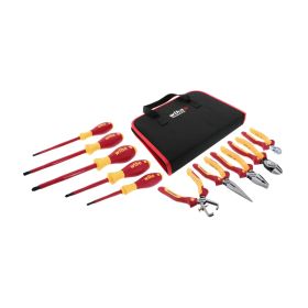 Wiha 10 Piece Insulated Pliers-Cutters and Screwdriver Set 32891