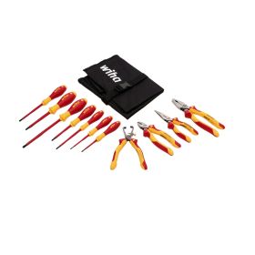 Wiha 11 Piece Insulated Pliers-Cutters and Screwdriver Set 32888
