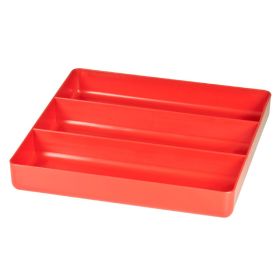 Ernst 10.5 x 10.5in 3 compartment Organizer Tray - Red 5020