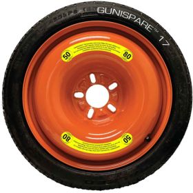 Gunispare Universal Emergency Spare Wheel and Tire 17 in