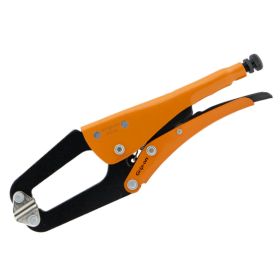 Grip-on 12in. Locking C-clamp Plier, With Self Levelling Jaw, 3-15/16in. Jaw Opening 233-12
