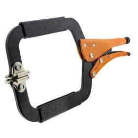 Grip-on 14in. Locking C-clamp Plier, With Swivel Pads, 4-7/8in. Jaw Opening 224-14