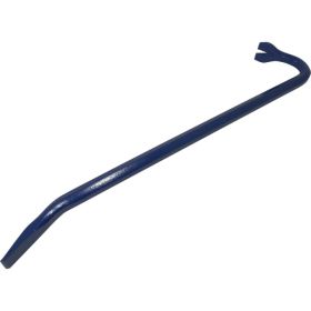 Gray Tools Goose Neck Wrecking Bar 3/4in. Shank X 24in. Long Royal Blue Paint Finish WB24