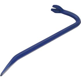 Gray Tools Goose Neck Wrecking Bar 1/2in. Shank X 12in. Long Royal Blue Paint Finish WB12