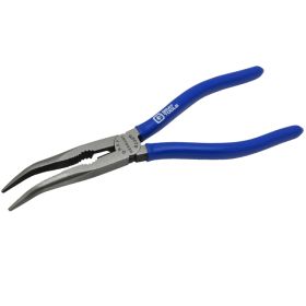 Gray Tools Needle Nose Pliers 45 Degree Curve With Cutter 7-7/8in. Long 2-3/4in. Jaw B239B