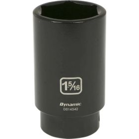Dynamic Tools 1/2in. Drive 6 Point SAE 1-5/16in. Deep Length Impact Socket D014542