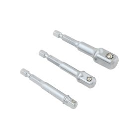 Dynamic Tools 3 Piece 1/4in Hex Socket Driver Adapter Set D112000