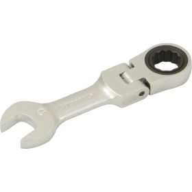 Dynamic Tools 13mm Stubby Flex Head Ratcheting Wrench D076313