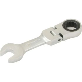 Dynamic Tools 1/2in Stubby Flex Head Ratcheting Wrench D076216