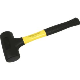 Dynamic Tools 2lb. Dead Blow Hammer, Fiberglass Handle D041067