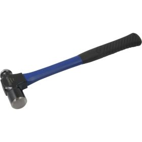 Dynamic Tools 24oz Ball Pein Hammer, Fiberglass Handle D041023