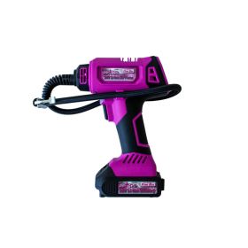 The Original Pink Box 20V Lithium-Ion Cordless Portable Air Pump with 2Ah Battery, Pink  PB20VAP_2AH