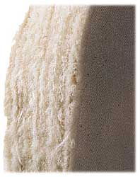 Eastwood 8x1/2 Inch Loose Cotton Buff Wheel - 1/2 Inch Thick