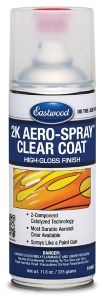 Eastwood AeroSpray Durable Paint 2K Aerosol High Gloss Clear Spray 11.8 Oz