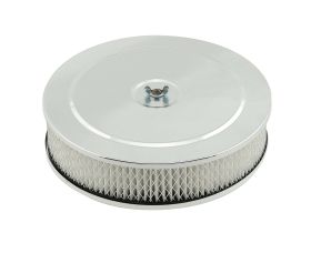 Mr. Gasket Air Cleaner - 9 Inch Diameter x 2.75 Inch Tall - Chrome  1487