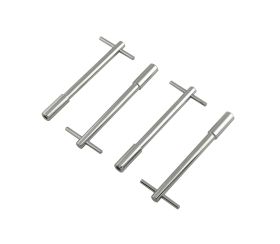 Mr. Gasket Valve Cover  InchT Inch Wing Bolts - 1/4 Inch-20 X 5 Inch - Steel - Chrome Plated 9820
