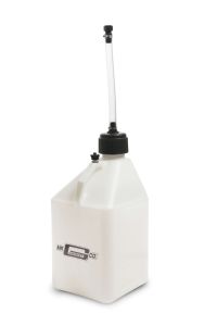 Mr. Gasket Utility Jug w/Filler Hose - 5 Gallon - White 36953G