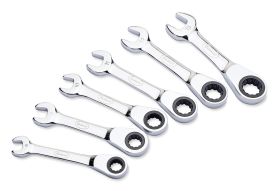 Eastwood 6pc Stubby MM Ratcheting Wrench Set