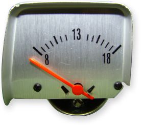 American Autowire VOLTMETER - 1968-69 Camaro - replacement for stock ammeter 510121