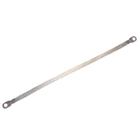American Autowire GROUND STRAP - 12 in - medium duty 3/8 Inch bolt hole on both ends. 500350