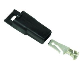 American Autowire CONNECTOR - male 1 way 56 series .25 blade with terminal. 500070