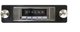 55 Chevy 210 Custom Autosound USA-740 Radio - Black CAMVECH5740B
