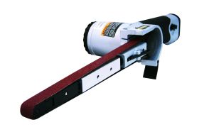 Astro Pneumatic Air Belt Sander (1/2 Inch x 18 Inch) with 3pc Belts (#36 - #40 & #60) 3037