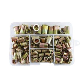 Astro Pneumatic 120pc Steel Rivet Nut Assortment - SAE RN120