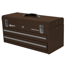 Homak Brown 20 Inch 2 Drawer Friction Toolbox BW00202200