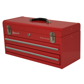 Homak Red 20 Inch 2 Drawer Friction Toolbox RD00202200