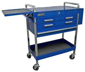 Homak 30 Inch 4-DRAWER FLIP-TOP CART BL06036404