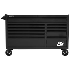 Homak 54 Inch RS PRO 10 DWR ROLLING CABINET-BK BK04054010