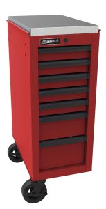 Homak 14 1/2 Inch RS Pro 7-Drawer Side Cabinet - Red RD08014070
