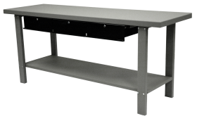 Homak 79 Inch INDUSTRIAL GRAY WORKBENCH WITH 3 DRAWERS GW00550160
