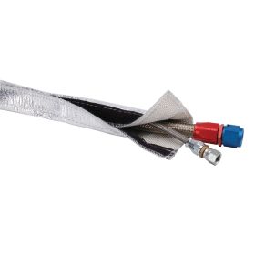 DEI Heat Shroud™3/4 Inch I.D. x 3ft - Aluminized Sleeving-hook & loop edge - 10457