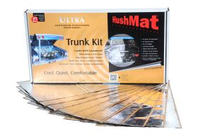 HushMat Trunk Kit - Silver Foil with Self Adhesive Butyl-10 Sheets 12 Inchx23 Inch ea 19 sq ft 10301