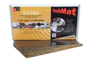HushMat Floor/Firewall Kit - Stealth Black Foil with Self-Adhesive Butyl-20 Sheets 12 Inchx23 Inch ea 38.7 sq ft 10400