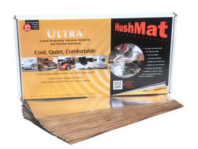 HushMat Floor/Firewall Kit - Silver Foil with Self-Adhesive Butyl-20 Sheets 12 Inchx23 Inch ea 38.7 sq ft 10401