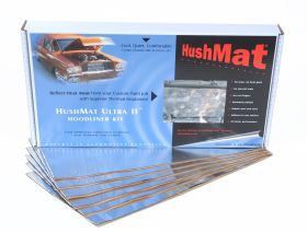 HushMat Universal Auto & Truck Heavy Duty Hoodliner Insulation - 6 Sheets 12 Inchx23 Inch ea 50100