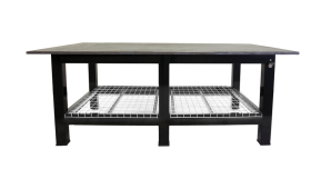 BADASS Workbench 5X8WELD-1 5FT X 8FT X 36 Inch TALL  WELDING TABLE WITH 1 Inch PLATE STEEL TOP - 5X8WELD-1