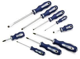 Eastwood 9 piece screwdriver set - 5 Slotted / 4 Phillips