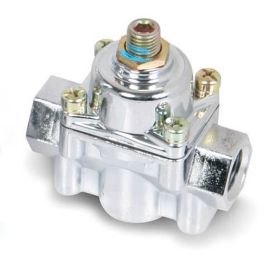 Holley Chrome Carbureted Fuel Pressure Regulator, 4.5-9 PSI 12-803