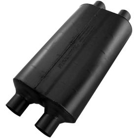 Flowmaster Super 50 Muffler - 2.25 Dual In/3.00 Dual Out - Mild Sound 524554