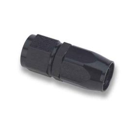 Earls Straight Swivel-Seal Hose End AN -6 - Black AT800106ERL